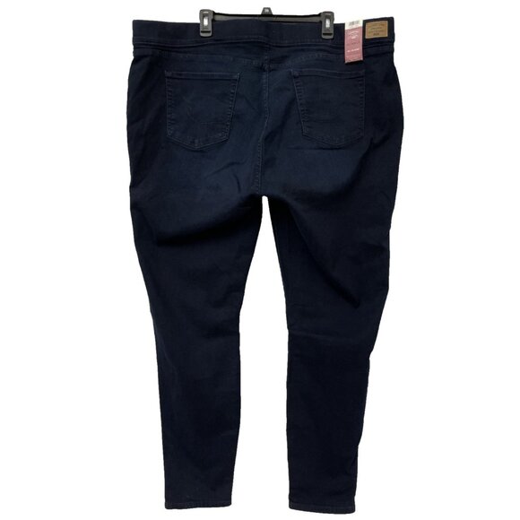 Signature by Levi Strauss Gold Women's Pull On Skinny Jeans Stretch 28L W39 L32 - Picture 8 of 11